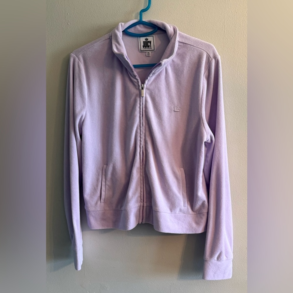 Lilac Full-Zip Jacket juicy size xl